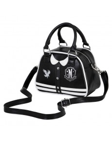 MIÉRCOLES NEGRO BOLSO BOWLING FASHION MIÉRCOLES VARSITY CASUAL