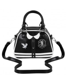 MIÉRCOLES NEGRO BOLSO BOWLING FASHION MIÉRCOLES VARSITY CASUAL