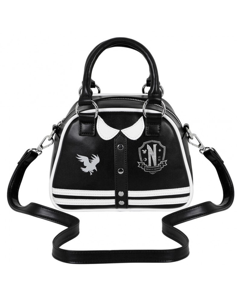 MIÉRCOLES NEGRO BOLSO BOWLING FASHION MIÉRCOLES VARSITY CASUAL