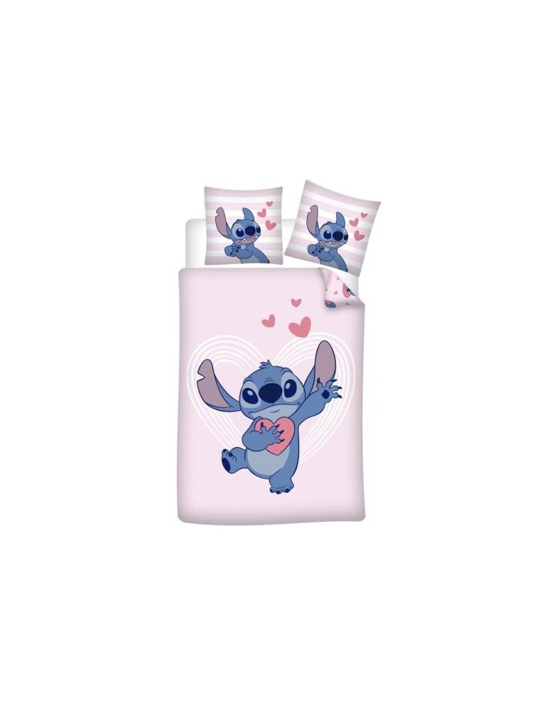 COTTON DUVET COVER 140X200 LILO&STITCH