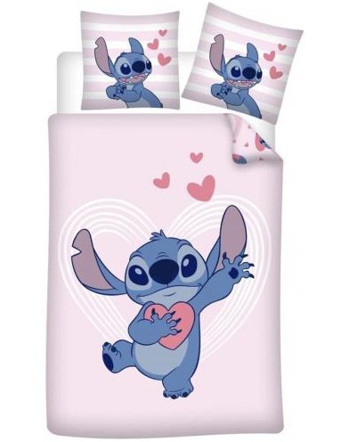 COTTON DUVET COVER 140X200 LILO&STITCH