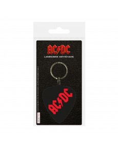 AC/DC SPECTRUM RUBBER KEYCHAIN