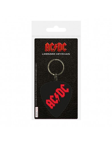 AC/DC SPECTRUM RUBBER KEYCHAIN