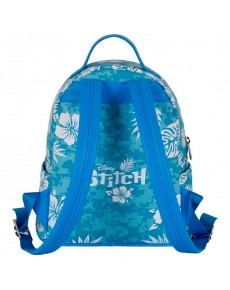 LILO Y STITCH AZUL MOCHILA FASHION PEQUEÑA LILO Y STITCH ALOHA 23CM X 29CM X 17C