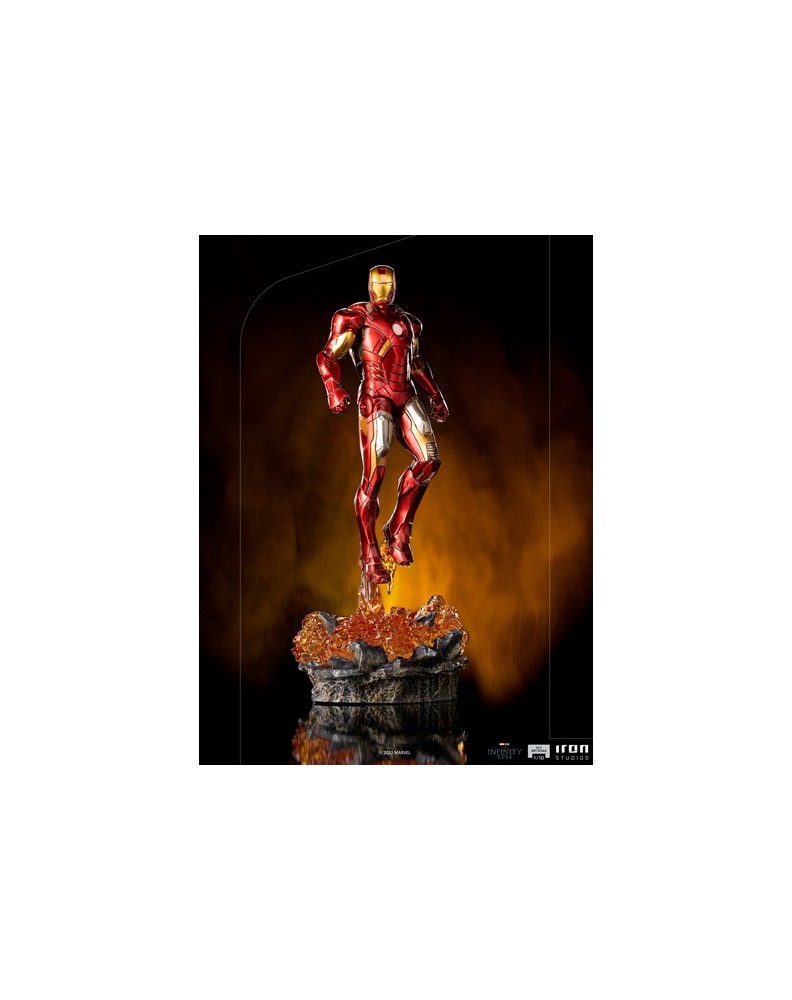 ART SCALE FIGURE MARVEL THE AVENGERS IRON MAN BATTLE IN NEW YORK