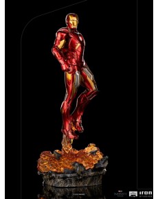 ART SCALE FIGURE MARVEL THE AVENGERS IRON MAN BATTLE IN NEW YORK