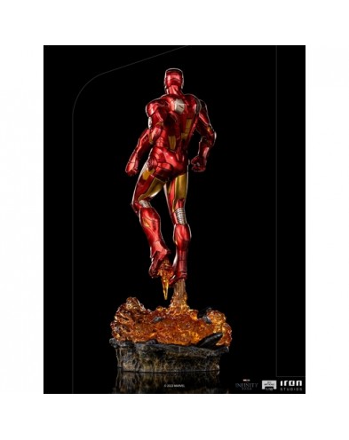 ART SCALE FIGURE MARVEL THE AVENGERS IRON MAN BATTLE IN NEW YORK