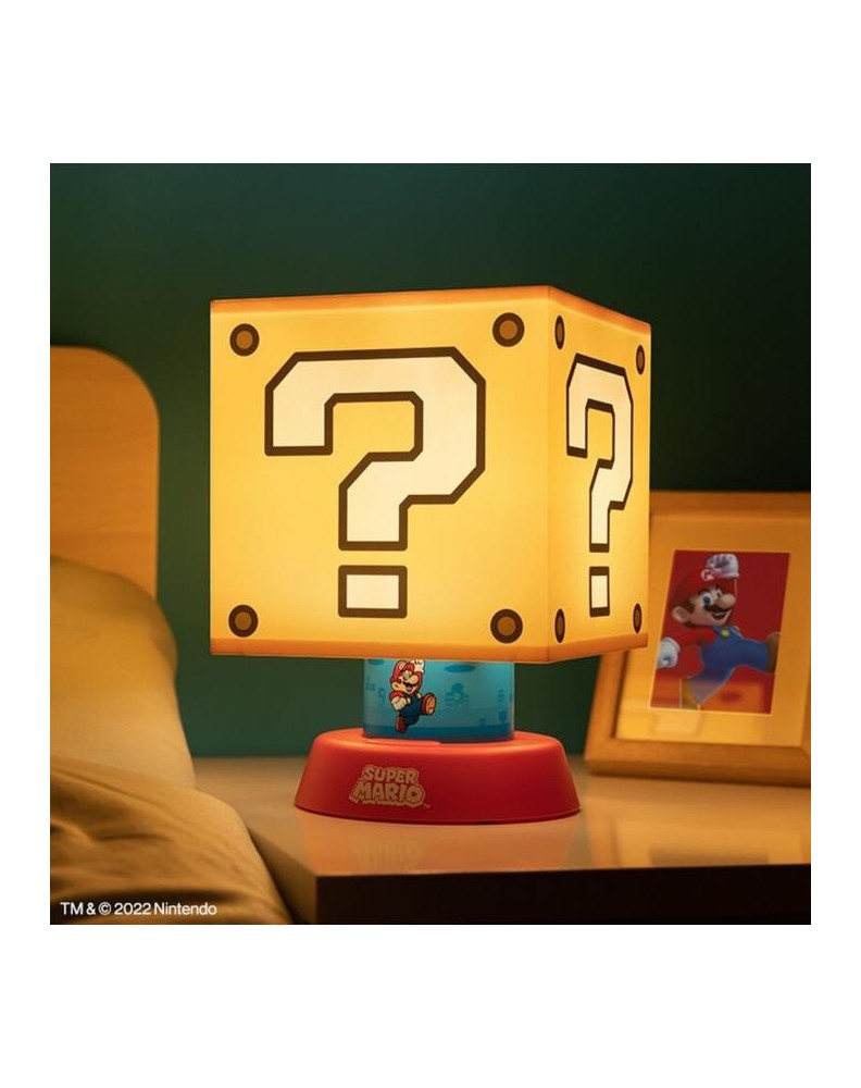 LAMPARA NINTENDO SUPER MARIO BLOQUE INTERROGACION