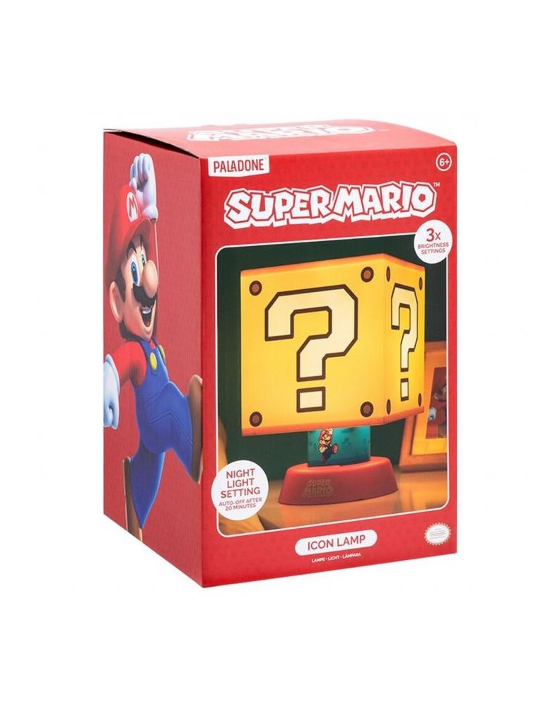 LAMPARA NINTENDO SUPER MARIO BLOQUE INTERROGACION