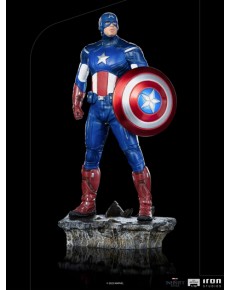 FIGURA ART SCALE MARVEL LOS VENGADORES CAPITAN AMERICA BATALLA EN NUEVA YORK