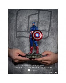 FIGURA ART SCALE MARVEL LOS VENGADORES CAPITAN AMERICA BATALLA EN NUEVA YORK