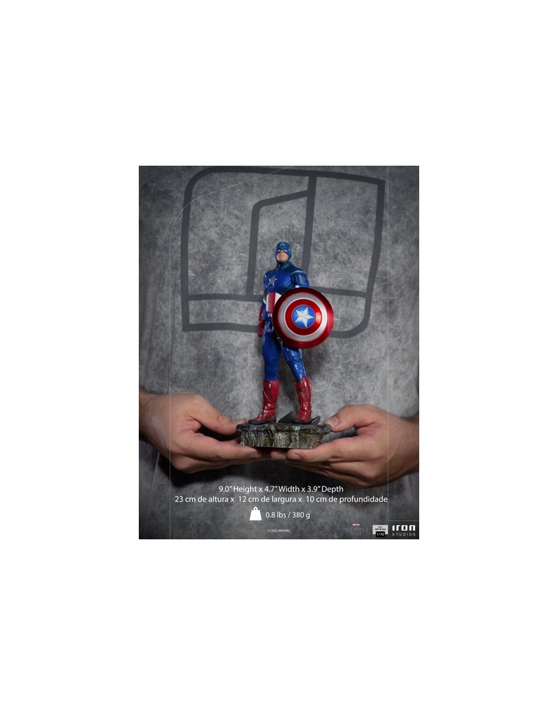 MARVEL ART SCALE FIGURE THE AVENGERS CAPTAIN AMERICA BATTLE IN NEW YORK