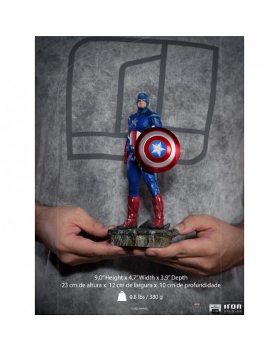 MARVEL ART SCALE FIGURE THE AVENGERS CAPTAIN AMERICA BATTLE IN NEW YORK