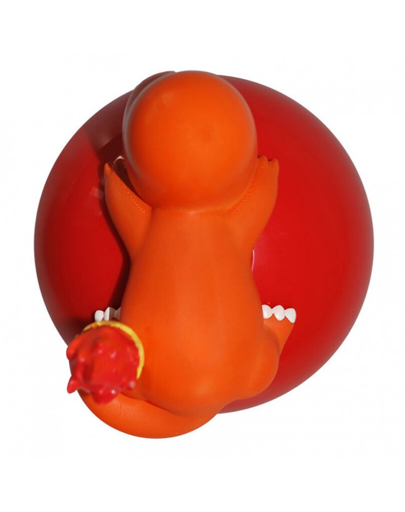 CHARMANDER SLEEPING IN POKEBALL ALARM CLOCK LED LAMP POKEMON