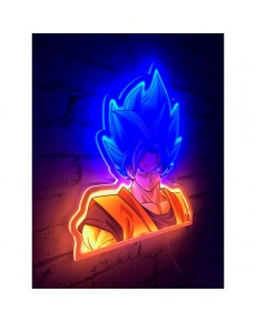 GOKU MURAL NEON 30 CM DRAGON BALL SUPER