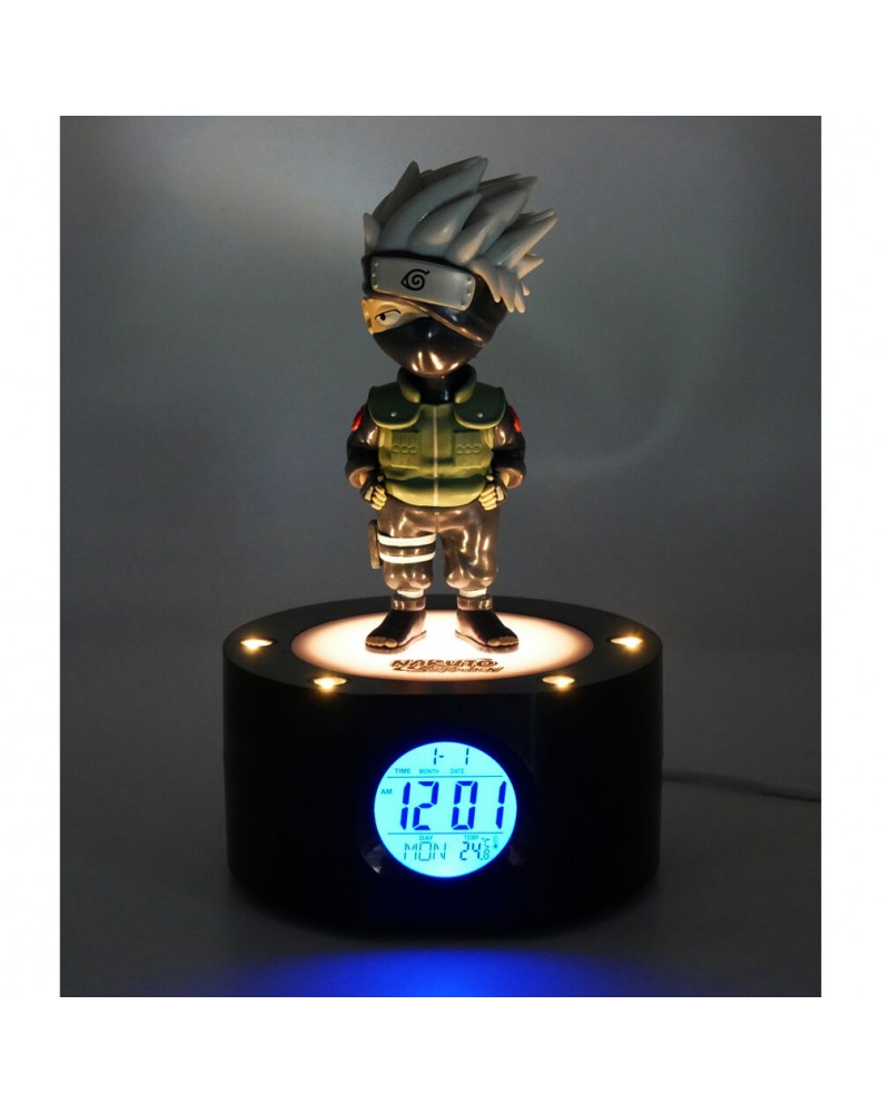 KAKASHI DESPERTADOR LUMINOSO 18 CM NARUTO SHIPPUDEN