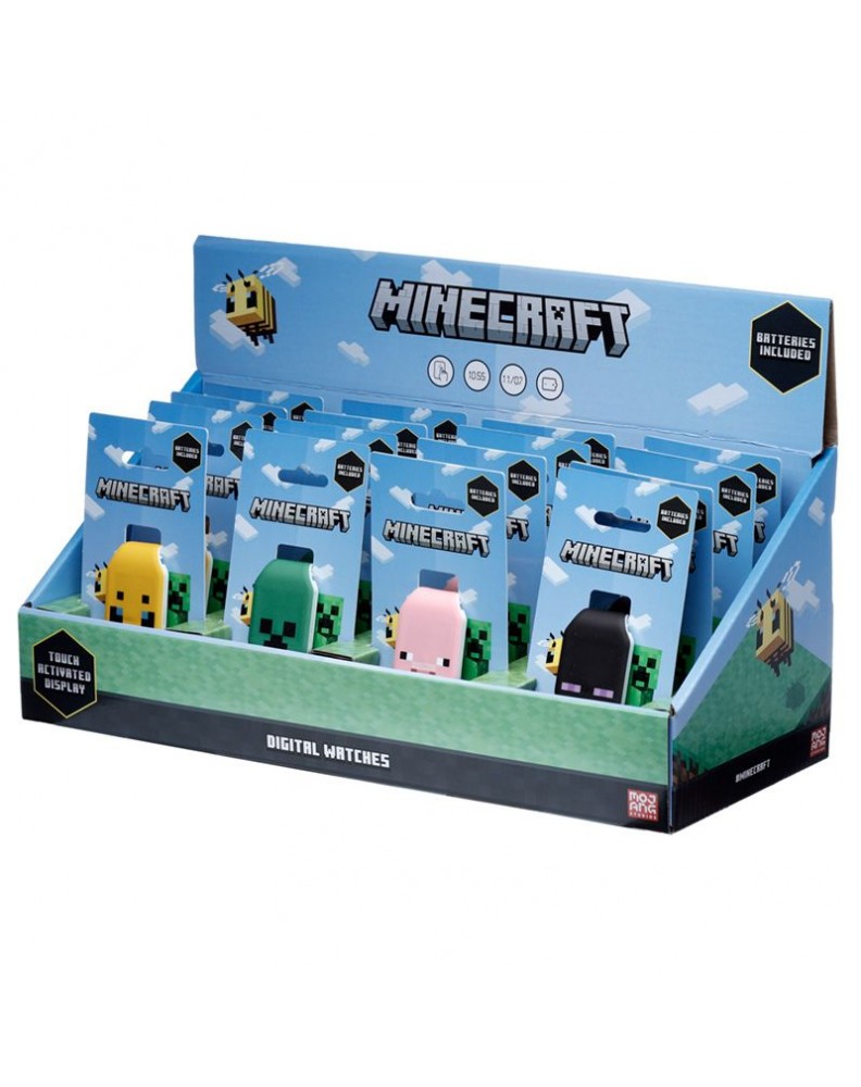 SILICONE DIGITAL WATCH - MINECRAFT FACES