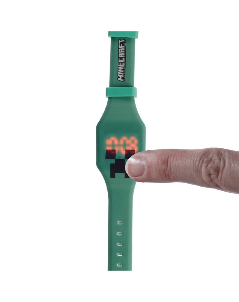 SILICONE DIGITAL WATCH - MINECRAFT FACES