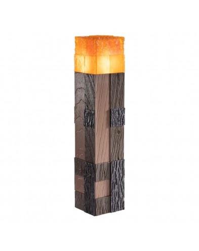 REPLICA THE NOBLE COLLECTION MINECRAFT LUMINOUS TORCH