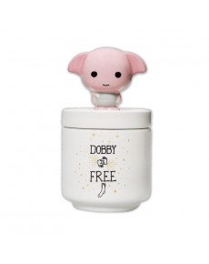 CERAMIC JAR WITH LID 3D HARRY POTTER DOBBY KAWAII