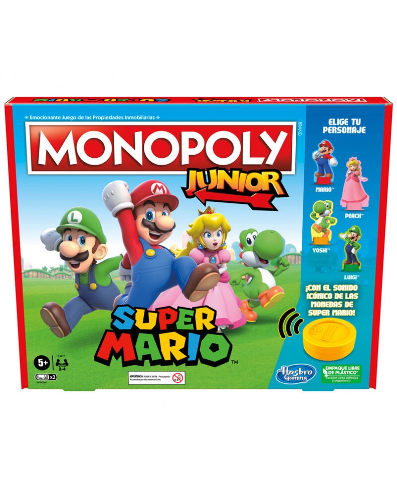 MONOPOLY JUNIOR SUPER MARIO SPANISH GAME