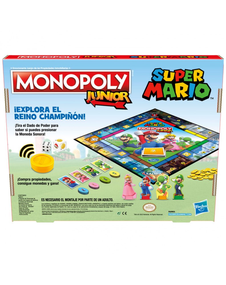 JUEGO MONOPOLY JUNIOR SUPER MARIO ESPAÑOL