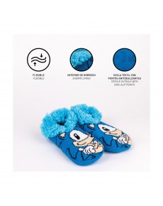 SONIC SOFT SOCK HOUSE SLIPPERS