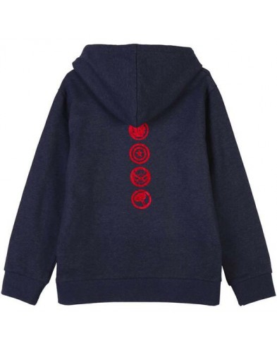 SUDADERA CON CAPUCHA COTTON BRUSHED MARVEL NIÑO