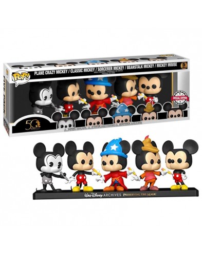 FUNKO POP DISNEY FILES PREMIUM PACK 5 MICKEY MOUSE