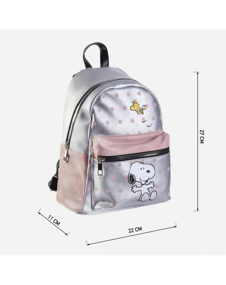SNOOPY LEATHER FASHION CASUAL BACKPACK