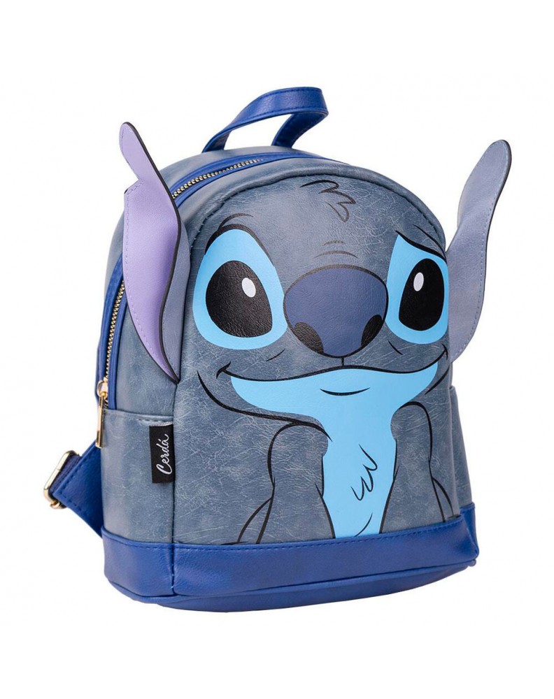 MOCHILA CASUAL MODA APLICACIONES STITCH