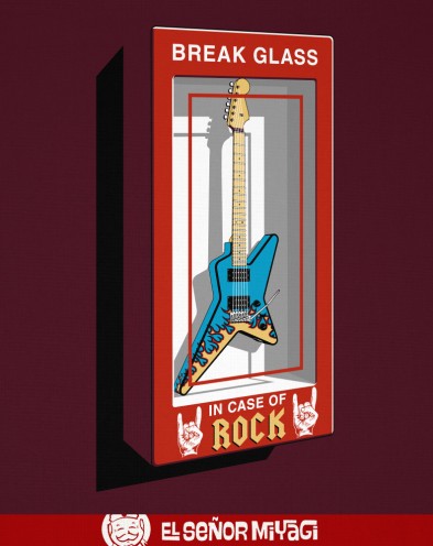 CAMISETA IN CASE OF ROCK UNISEX