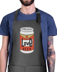 LOVE BEER APRON