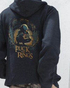 FUCK THE RING ZIPPER SWEATSHIRT