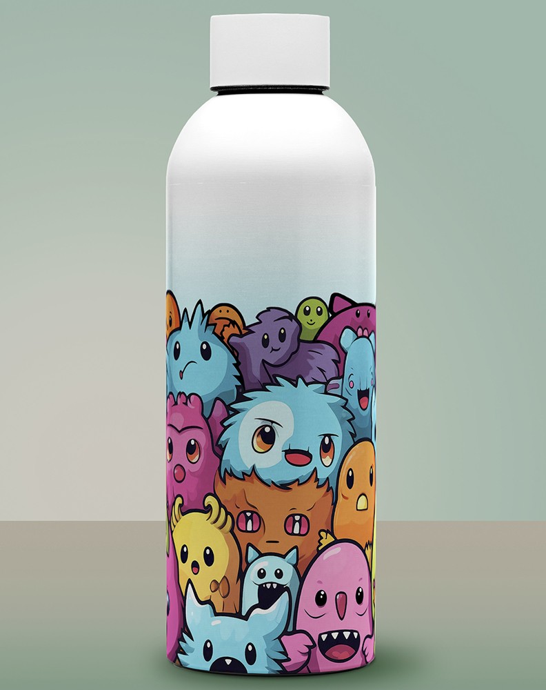 BOTTLE 800 ML MONSTERS