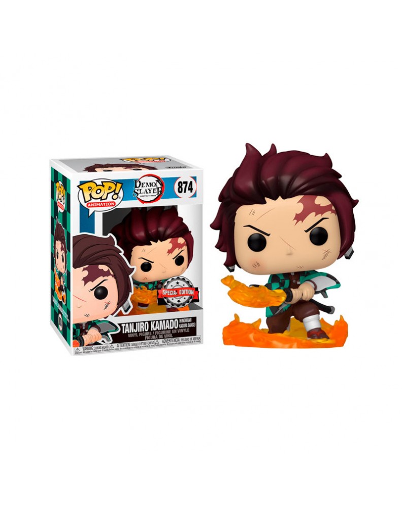 FUNKO POP! DEMON SLAYER-TANJIRO KAMADO-(EXCLUSIVE)