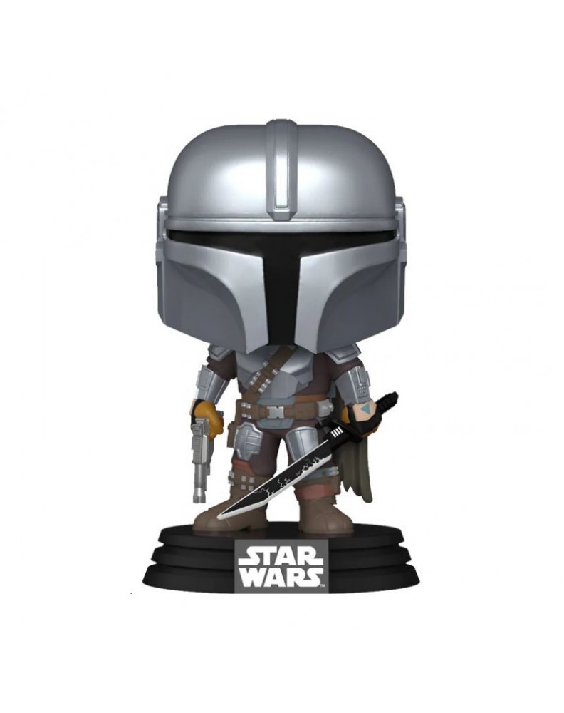 FUNKO POP! STAR WARS- MANDALORIAN- WITH DARKSABER