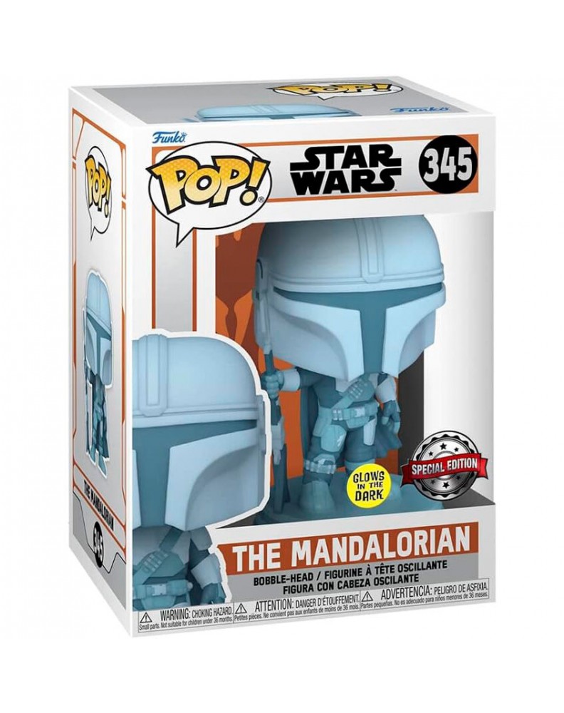 FUNKO POP! STAR WARS- THE MANDALORIAN EXCLUSIVE GLOWS IN THE DARK