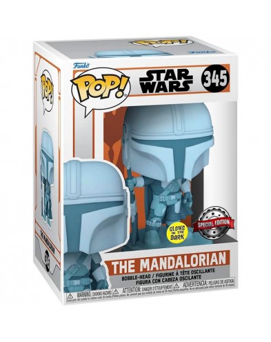 FUNKO POP! STAR WARS- THE MANDALORIAN EXCLUSIVE GLOWS IN THE DARK