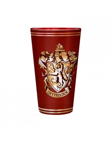 HARRY POTTER - PCK XXL GLASS + PIN + POCKET NOTEBOOK "GRYFFINDOR"