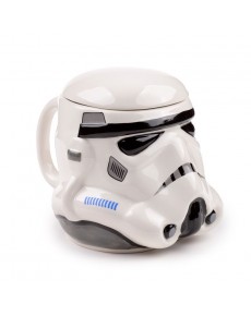 TAZA CERÁMICA 3D CON FORMA DE CASCO SOLDADO IMPERIAL STORMTROOPER