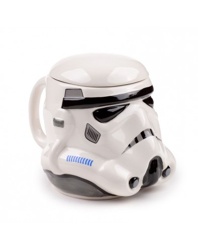 TAZA CERÁMICA 3D CON FORMA DE CASCO SOLDADO IMPERIAL STORMTROOPER