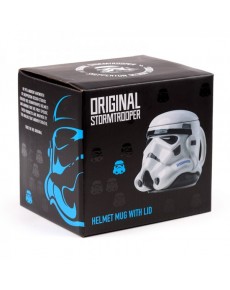 TAZA CERÁMICA 3D CON FORMA DE CASCO SOLDADO IMPERIAL STORMTROOPER