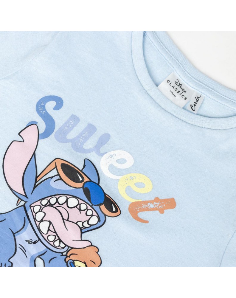 CAMISETA NIÑO-STITCH -LICENCIA OFICIAL