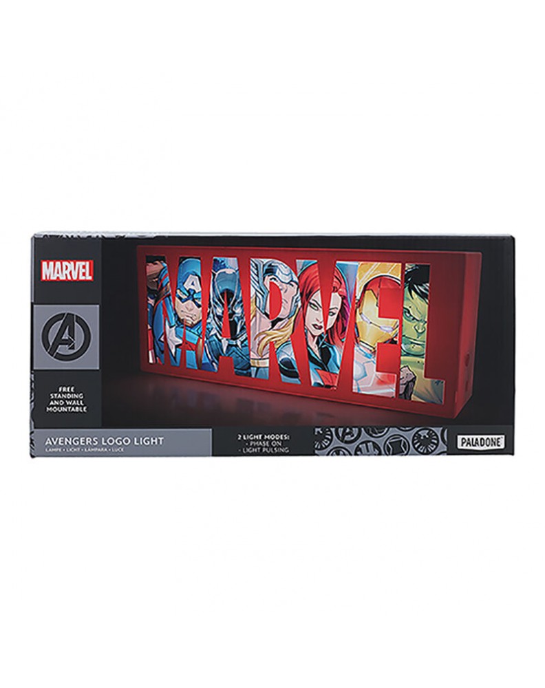 LÁMPARA MARVEL LOGO AVENGERS 30 CM