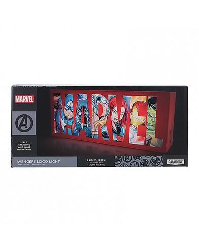 LÁMPARA MARVEL LOGO AVENGERS 30 CM