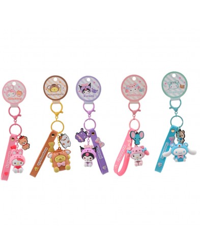 KEYCHAIN ANIMAL-HELLO KITTY & FRIENDS- SANRIO - SURTIDO