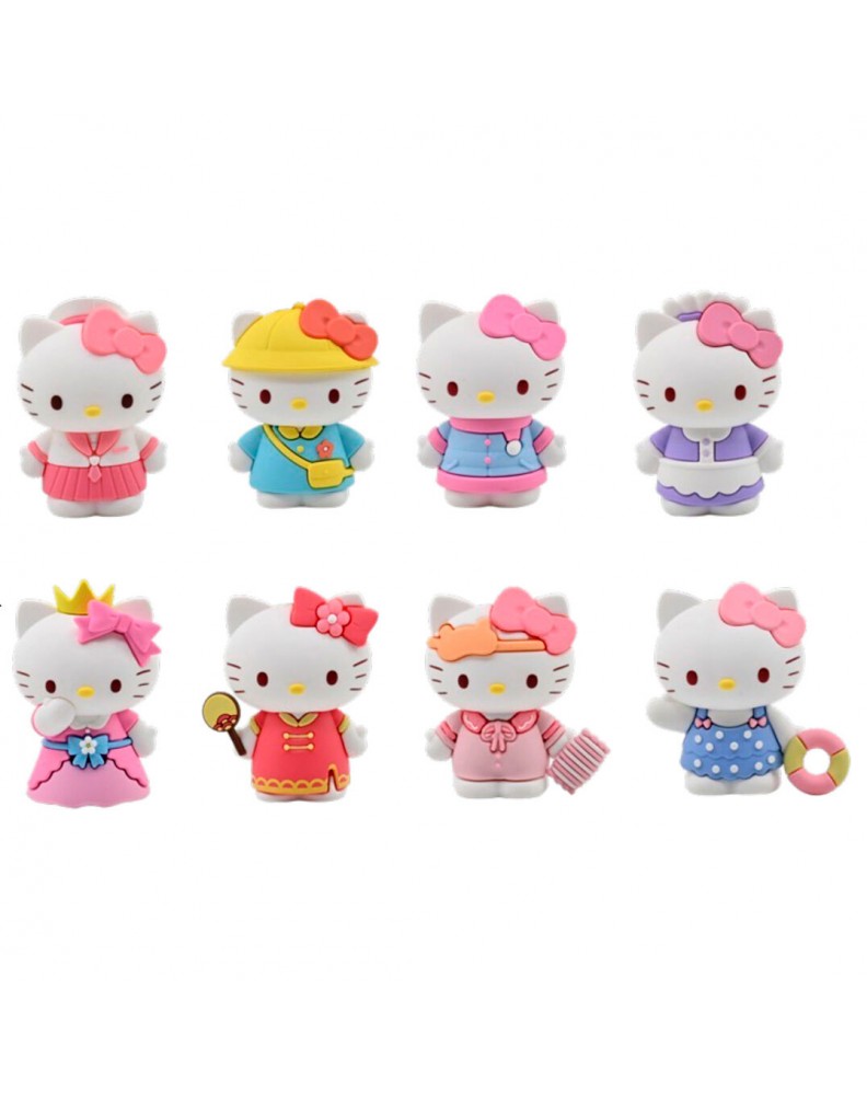 HELLO KITTY FIGURE DRESSES 5 CM- SANRIO - ASSORTED