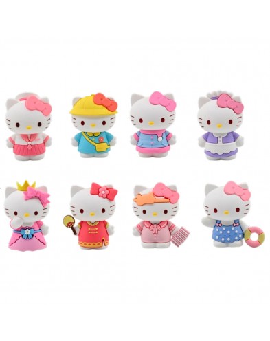 FIGURA HELLO KITTY VESTIDOS 5 CM- SANRIO - SURTIDO