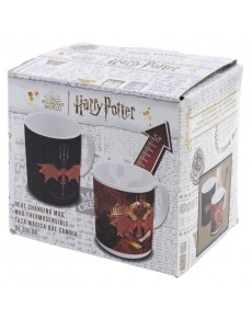 TAZA CERAMICA 325 ML CHANGING COLOR EN CAJA REGALO HARRY POTTER INLC